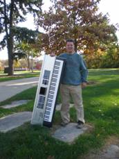 Troy at a park in Iowa City, IA